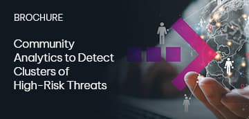 Community Analytics to Detect Clusters of High-Risk Threats
