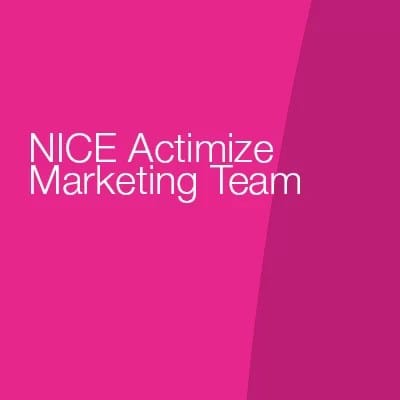 NICE Actimize Marketing Team
