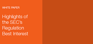 Highlights of the SEC’s Regulation Best Interest