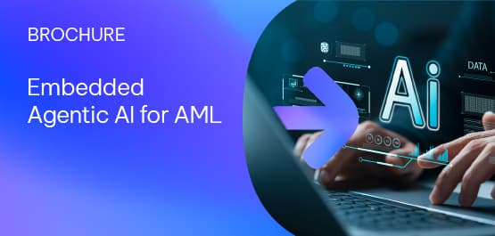 Embedded Agentic AI for AML