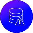 Transaction monitoring data icon