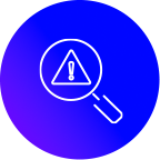 Investigation and transaction monitoring tools icon
