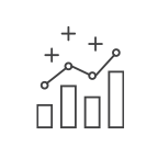 Transaction monitoring analytics icon